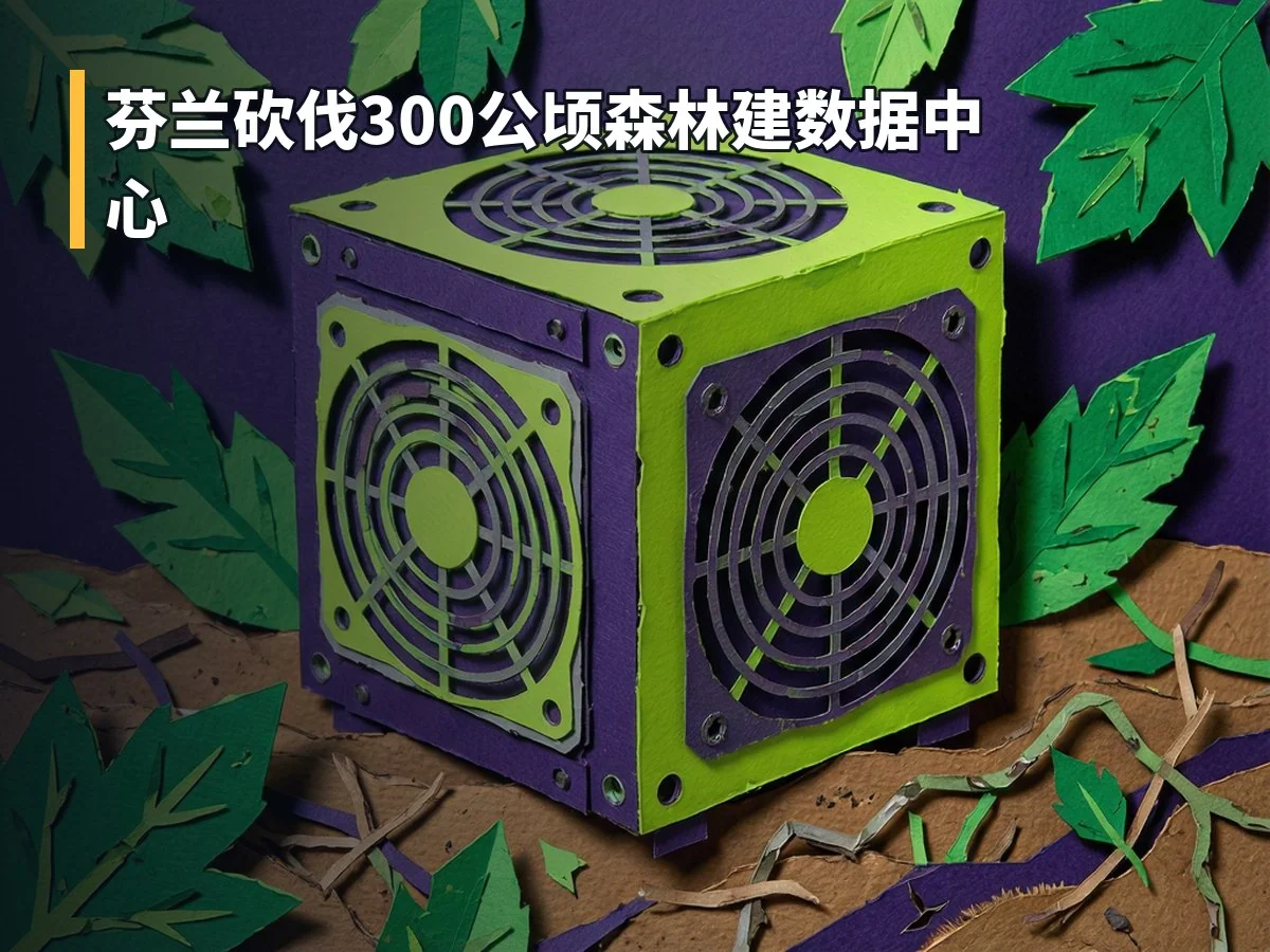 芬兰砍伐300公顷森林建数据中心