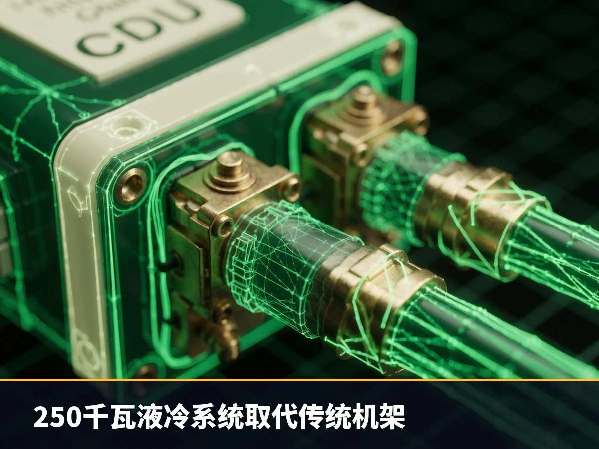 250千瓦液冷系统取代传统机架