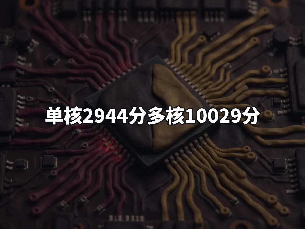 单核2944分多核10029分