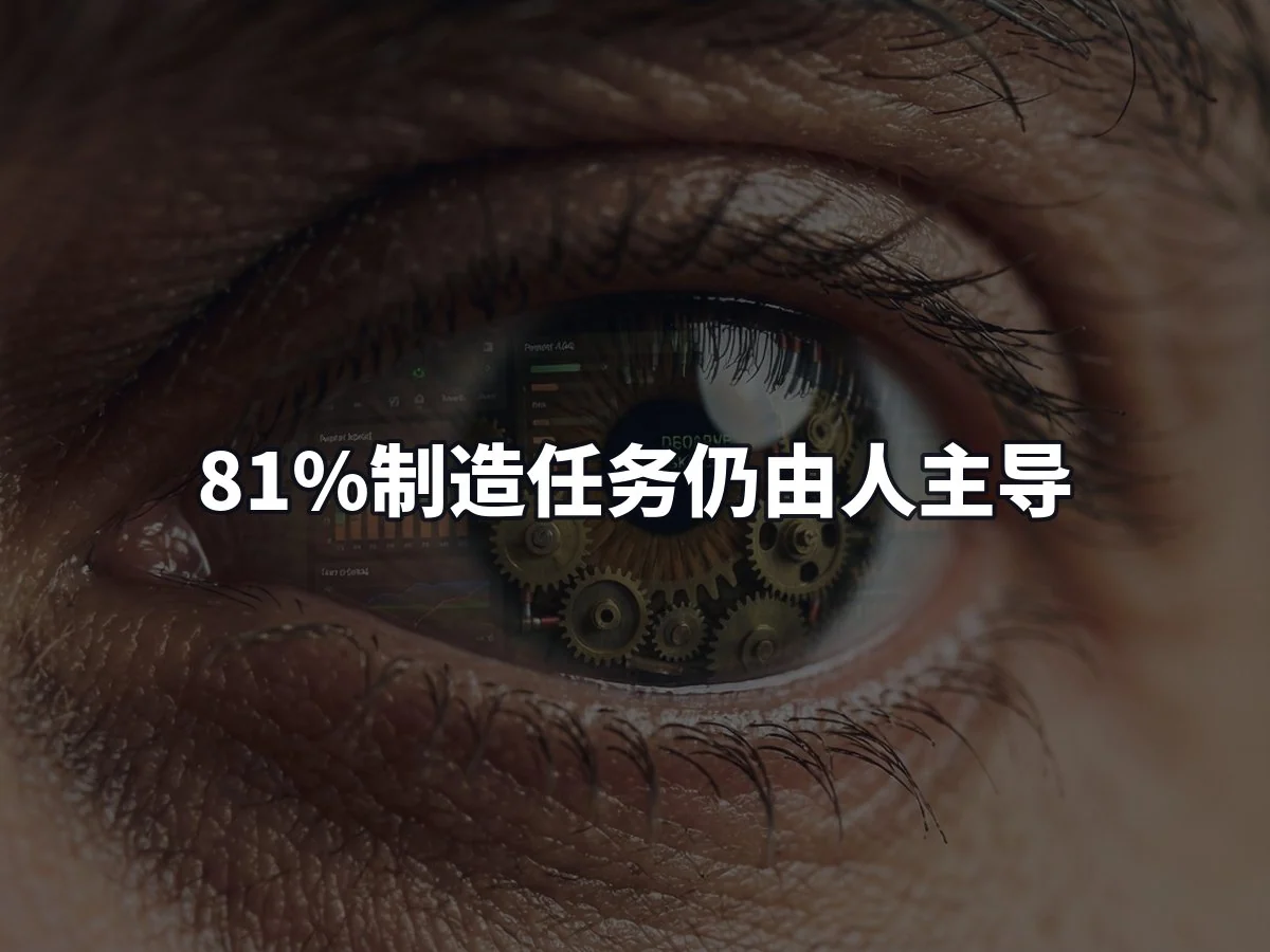 81%制造任务仍由人主导