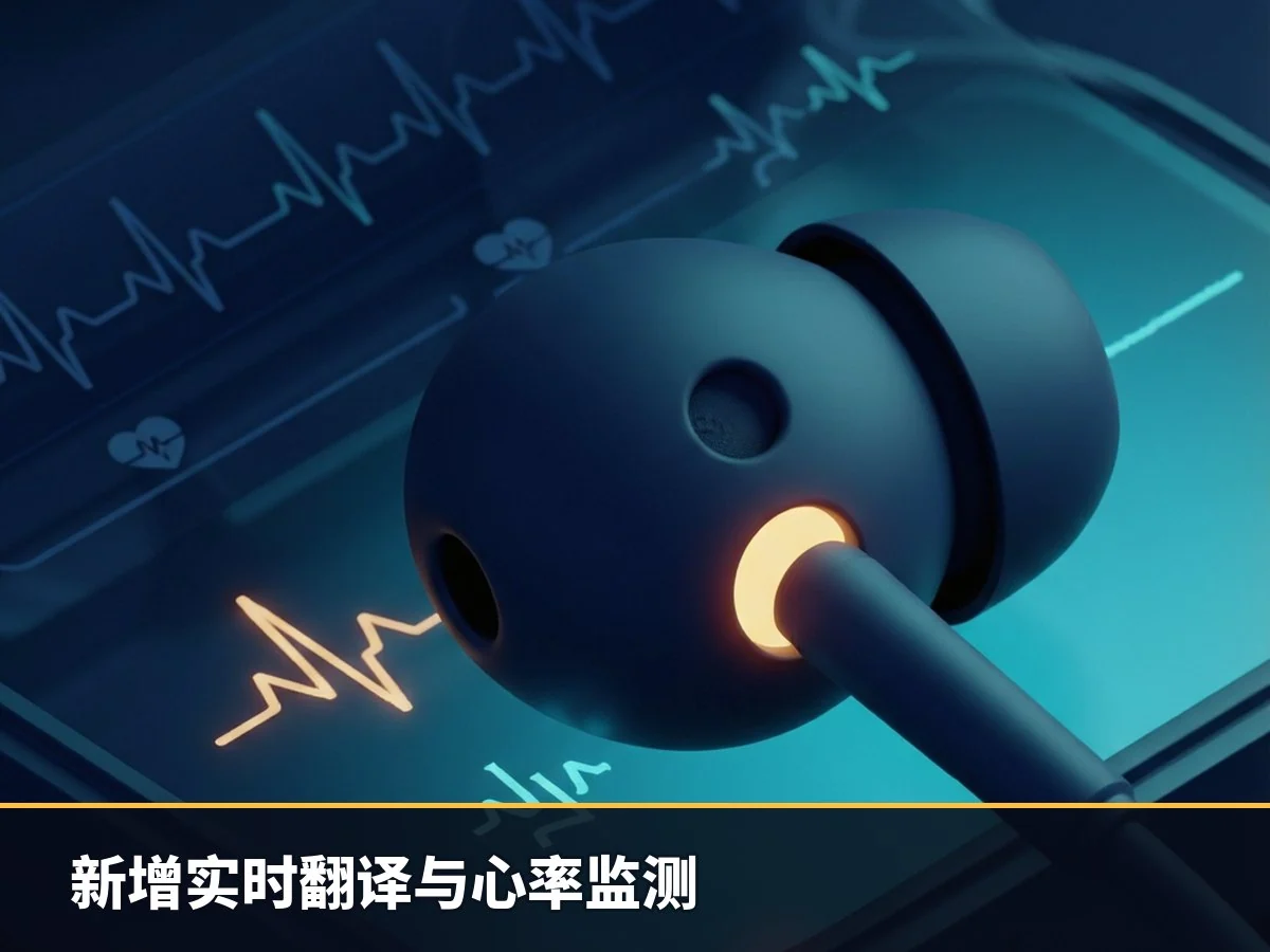 新增实时翻译与心率监测