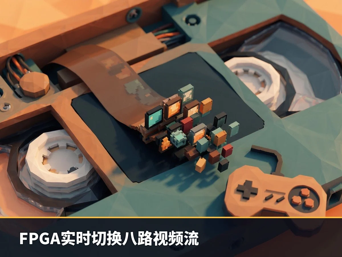 FPGA实时切换八路视频流