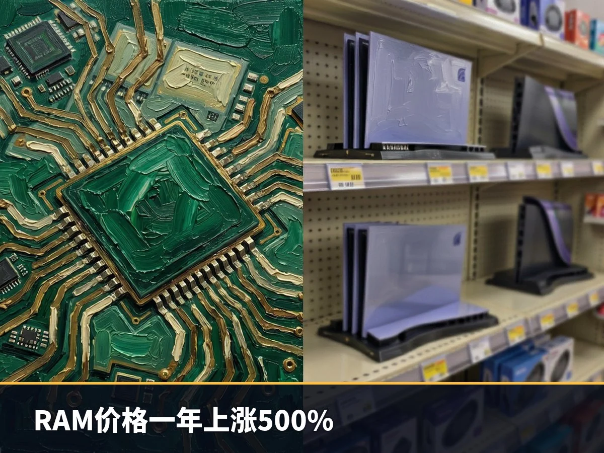 RAM价格一年上涨500%