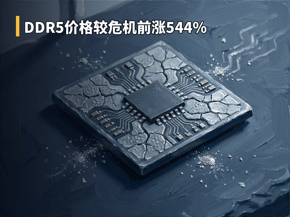 DDR5价格较危机前涨544%