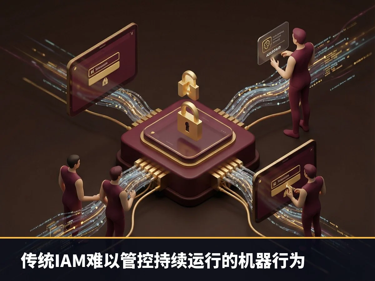 传统IAM难以管控持续运行的机器行为