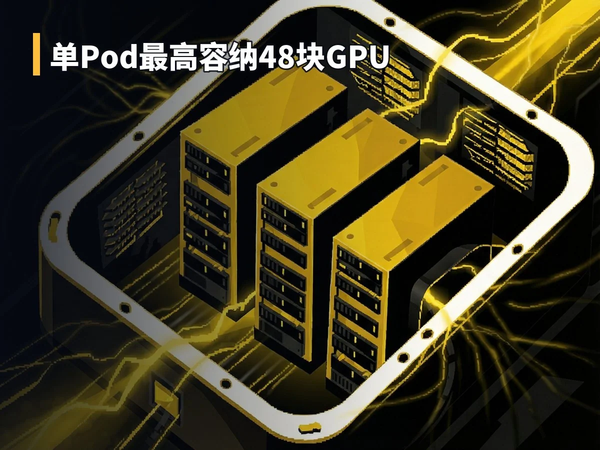 单Pod最高容纳48块GPU