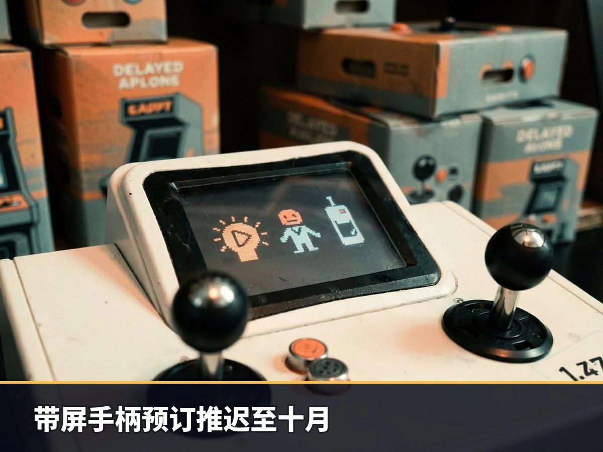 带屏手柄预订推迟至十月