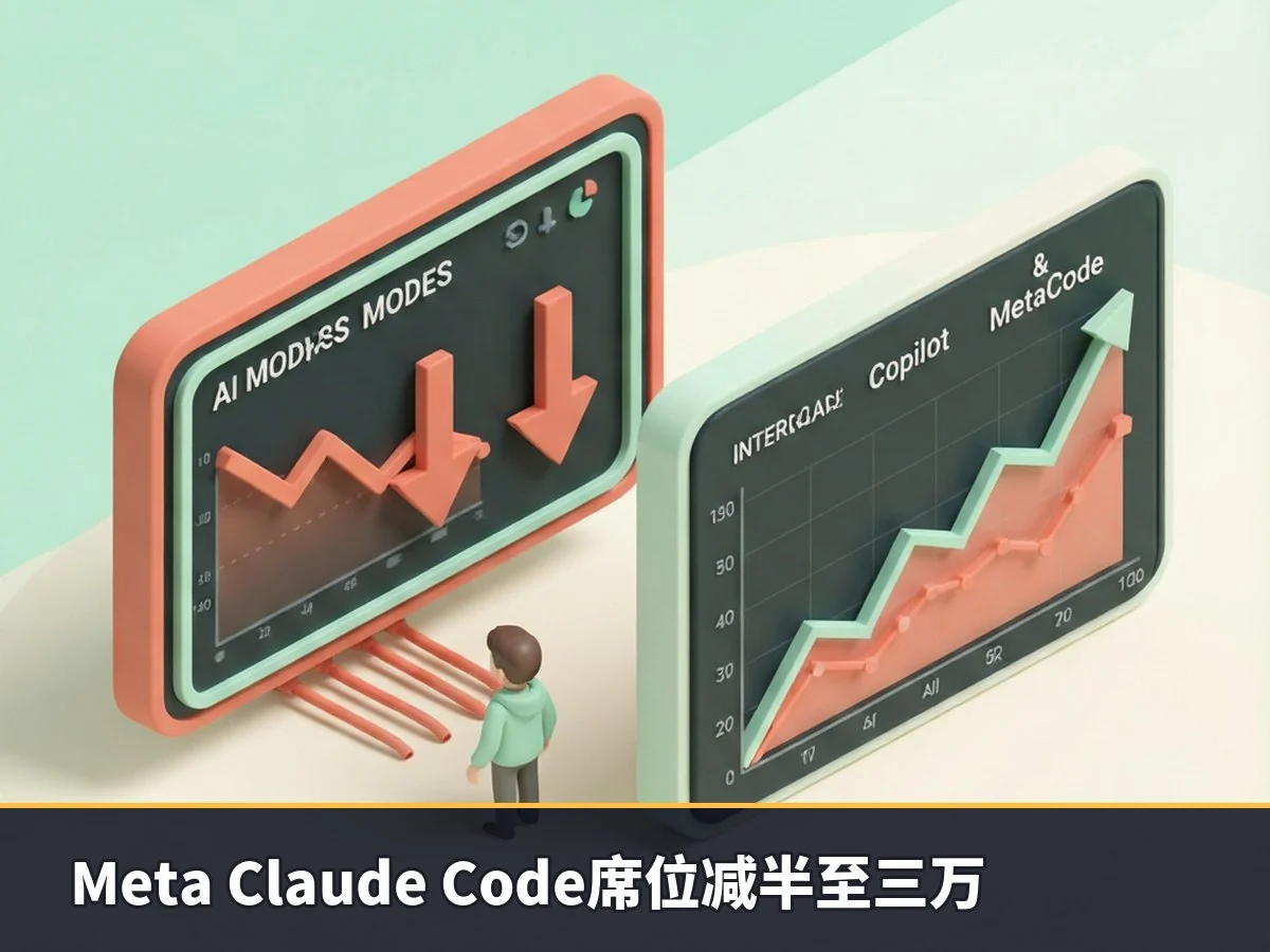 Meta Claude Code席位减半至三万
