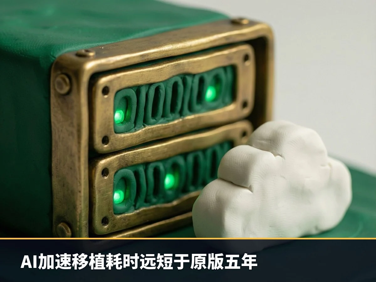 AI加速移植耗时远短于原版五年