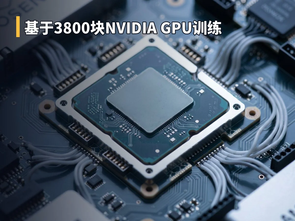 基于3800块NVIDIA GPU训练
