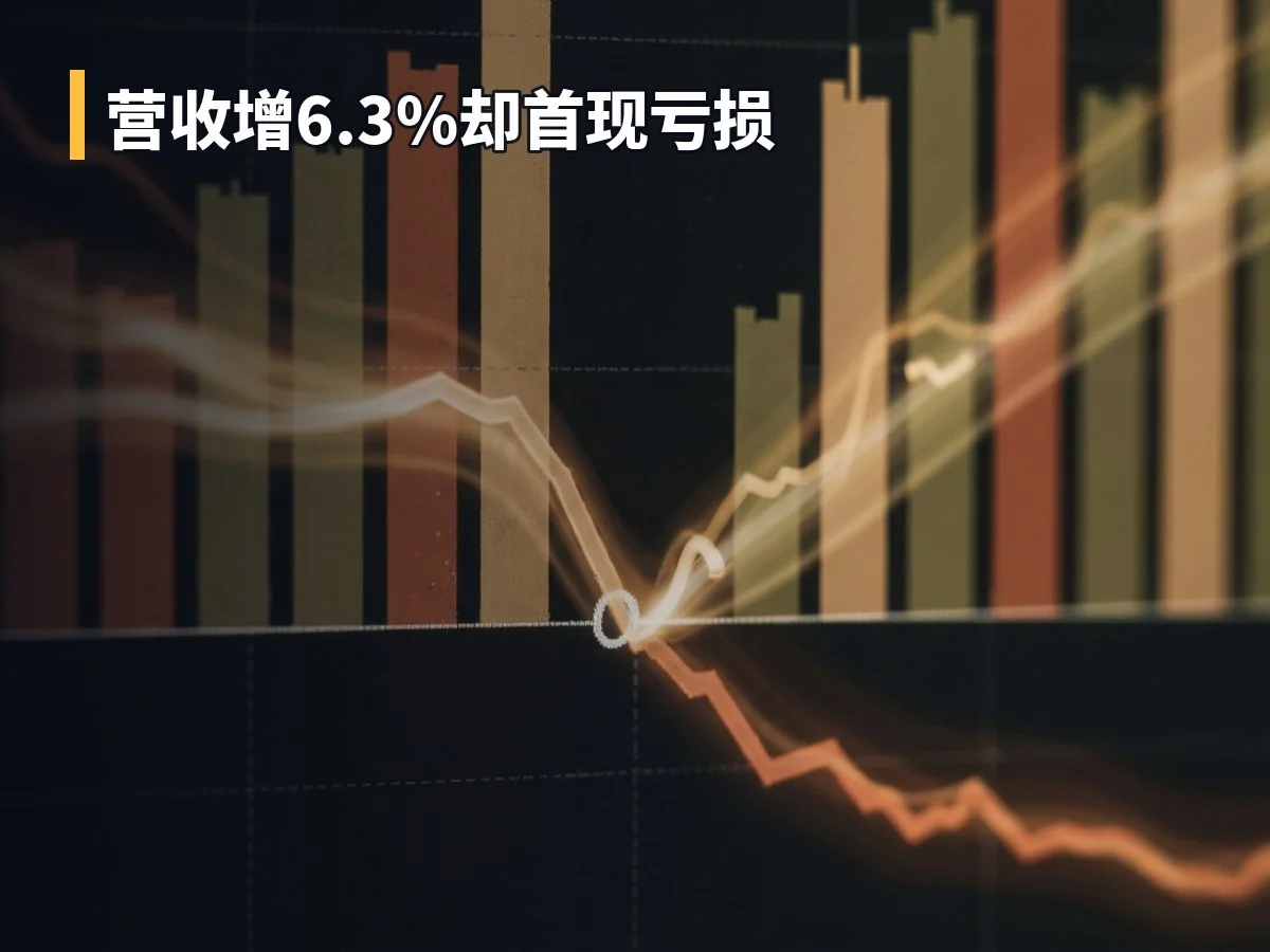 营收增6.3%却首现亏损