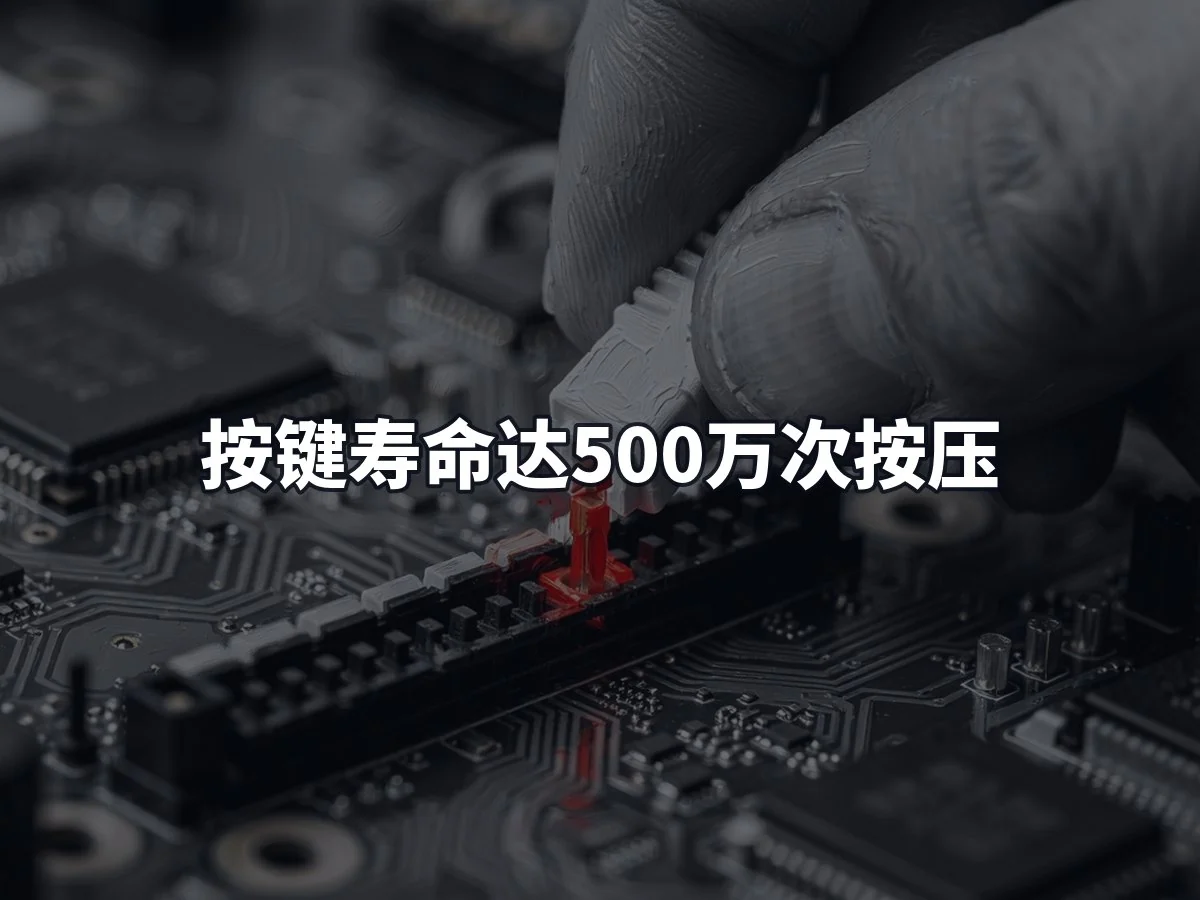 按键寿命达500万次按压