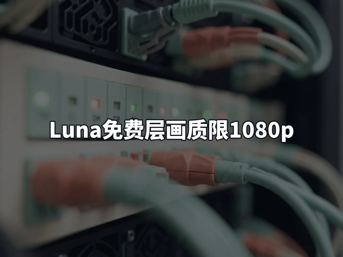 Luna免费层画质限1080p