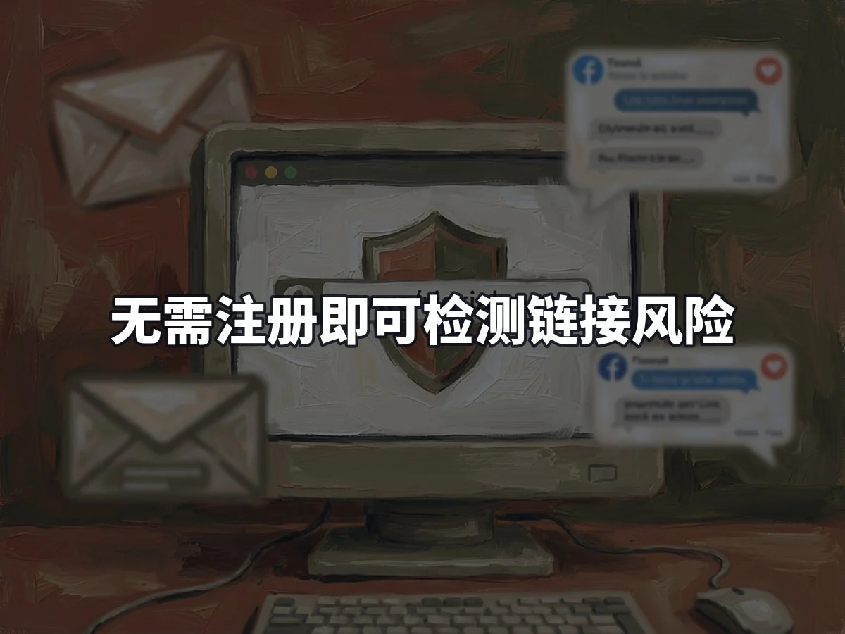 无需注册即可检测链接风险