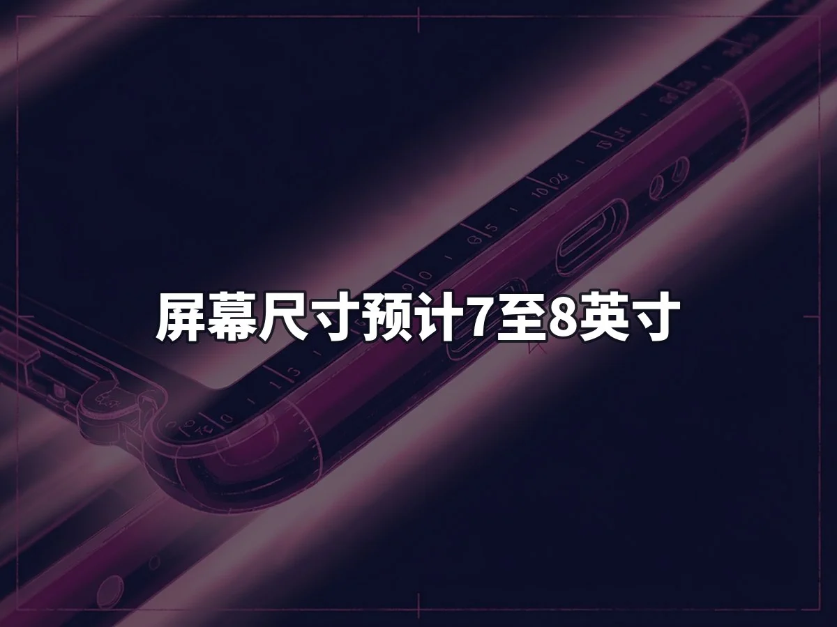屏幕尺寸预计7至8英寸