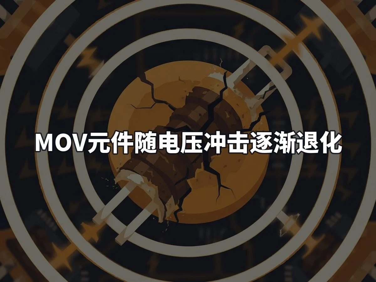MOV元件随电压冲击逐渐退化