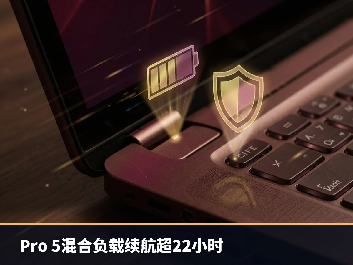 Pro 5混合负载续航超22小时