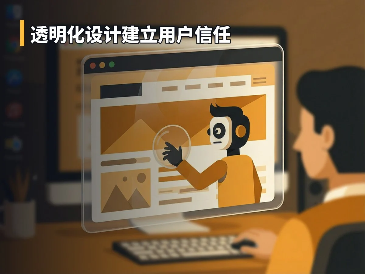 透明化设计建立用户信任