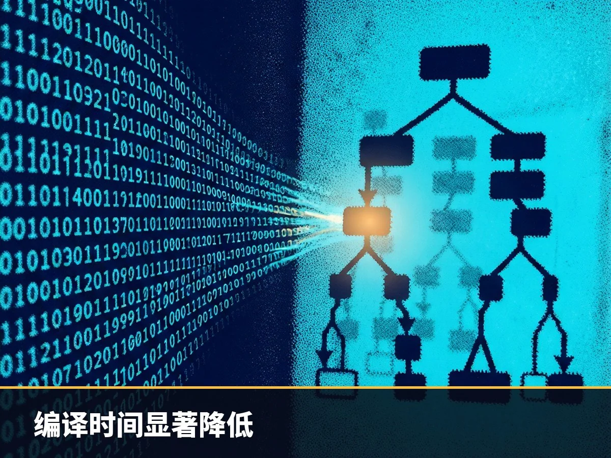 编译时间显著降低
