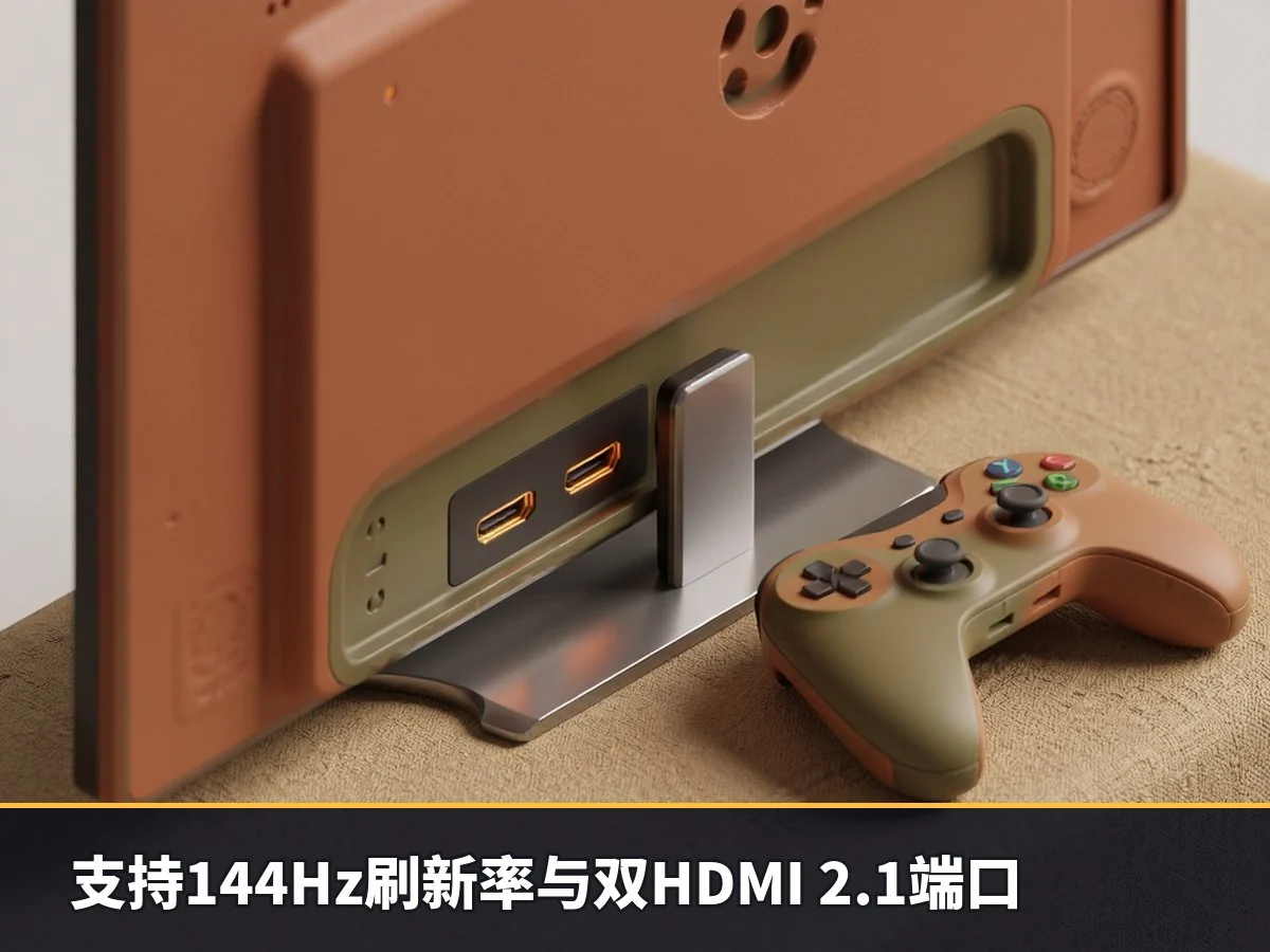 支持144Hz刷新率与双HDMI 2.1端口