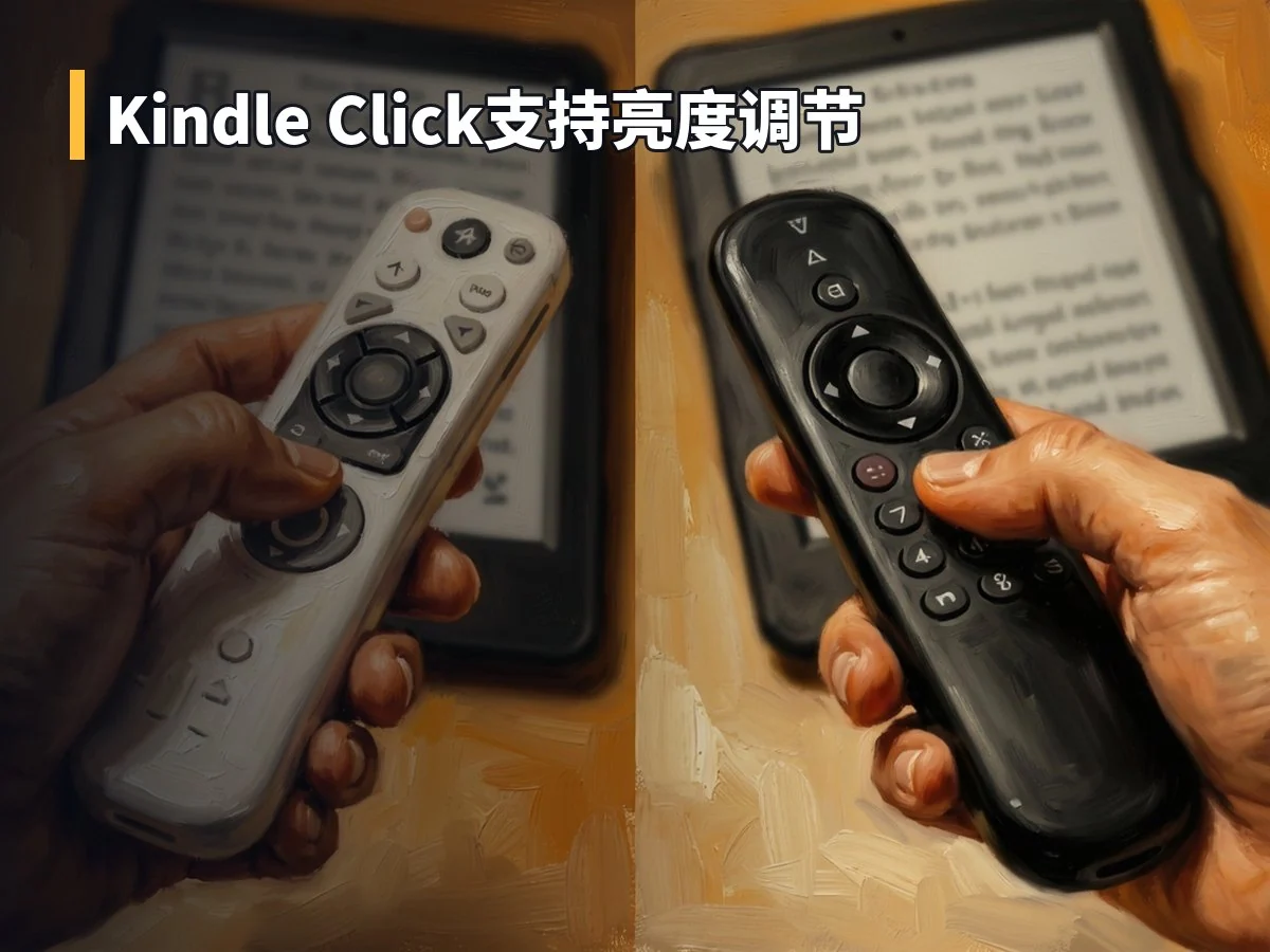 Kindle Click支持亮度调节