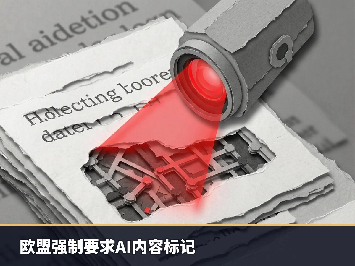 欧盟强制要求AI内容标记