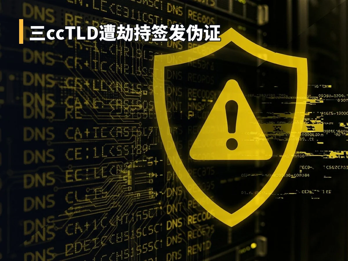 三ccTLD遭劫持签发伪证