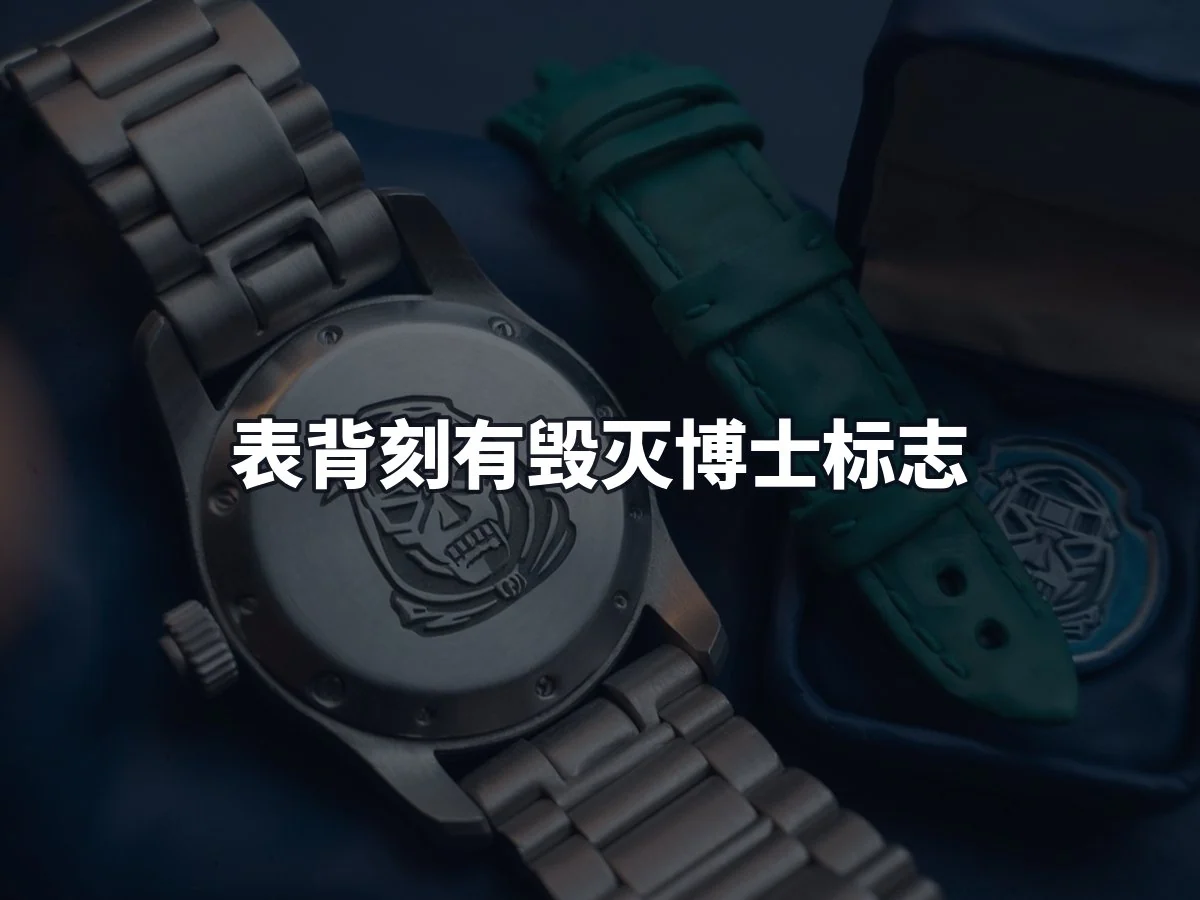 表背刻有毁灭博士标志