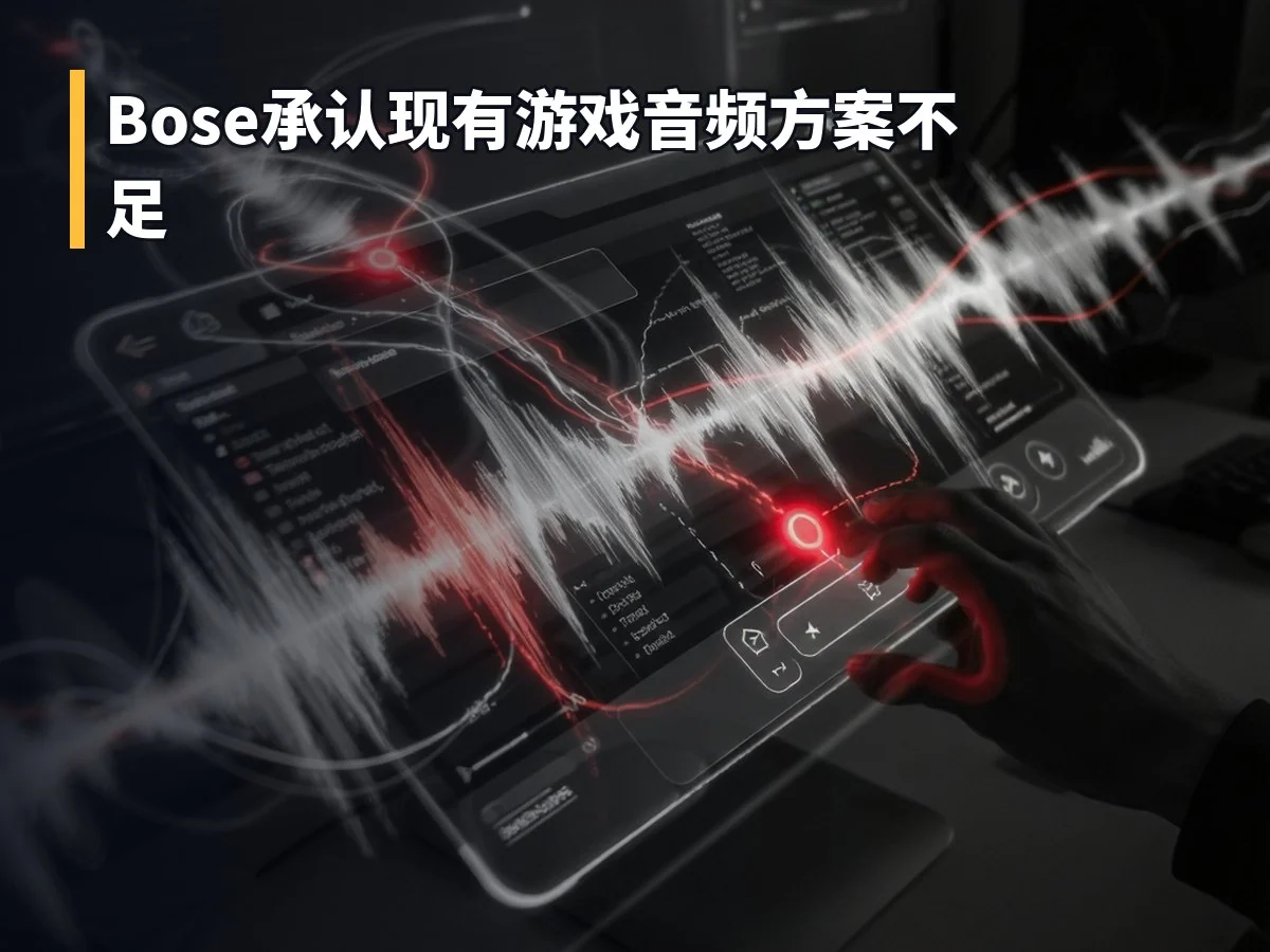 Bose承认现有游戏音频方案不足