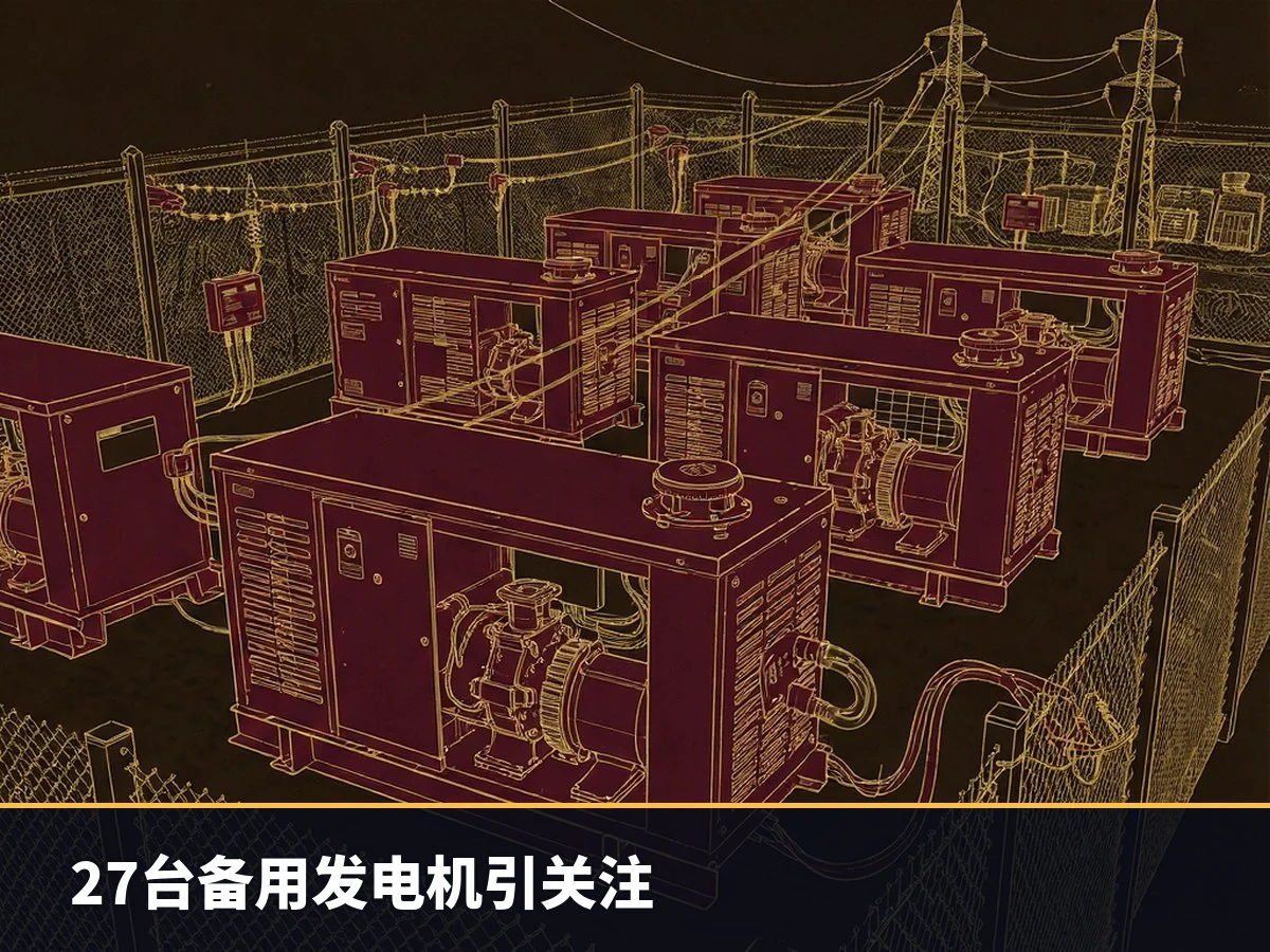 27台备用发电机引关注