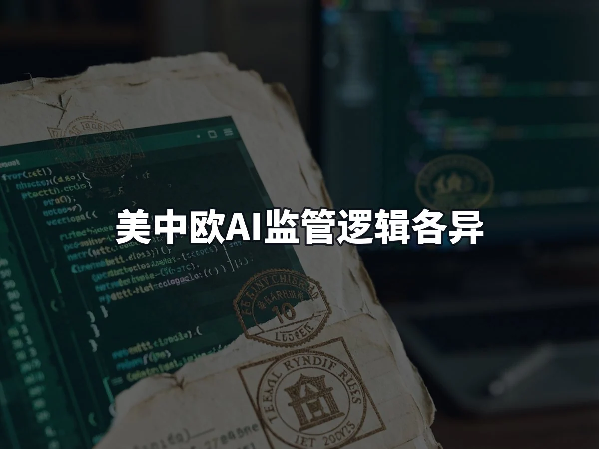 美中欧AI监管逻辑各异