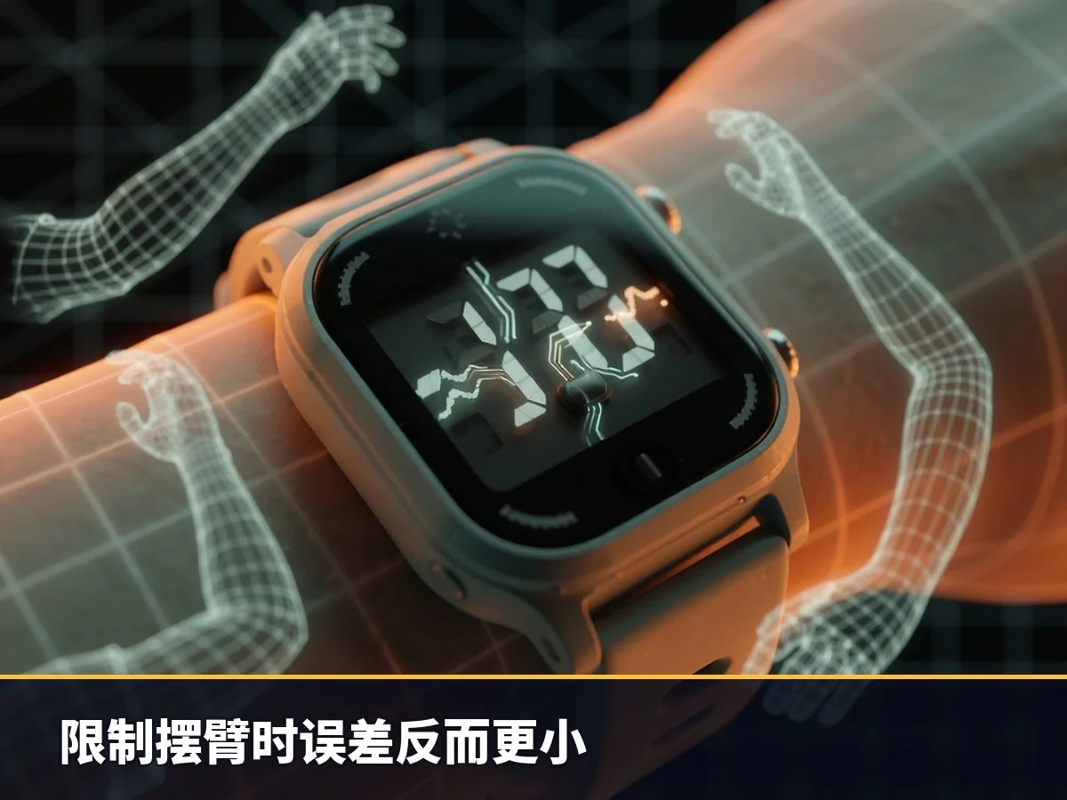 限制摆臂时误差反而更小