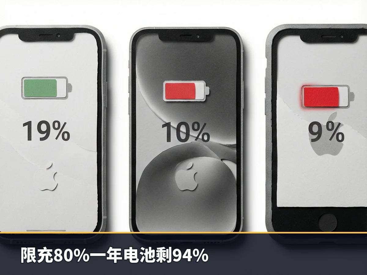 限充80%一年电池剩94%