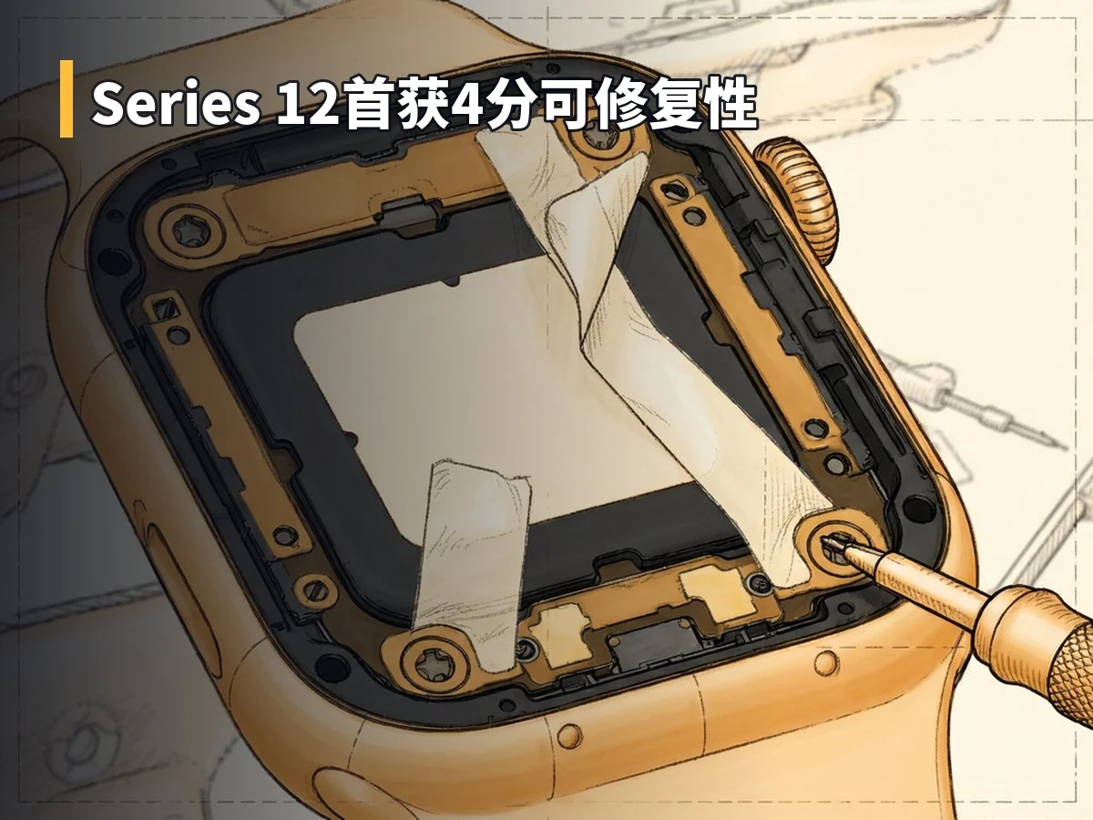 Series 12首获4分可修复性