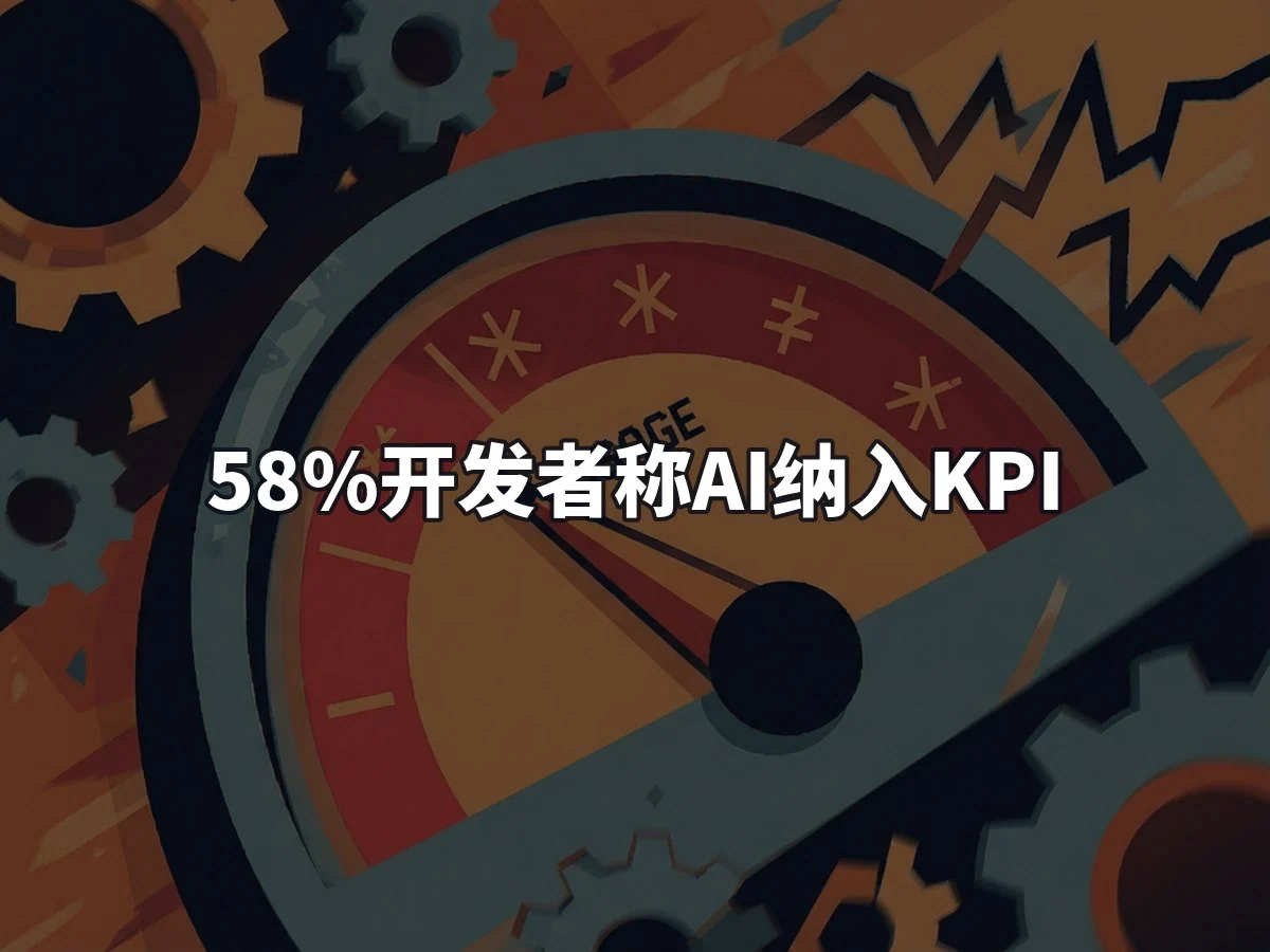 58%开发者称AI纳入KPI
