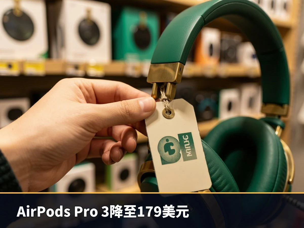 AirPods Pro 3降至179美元