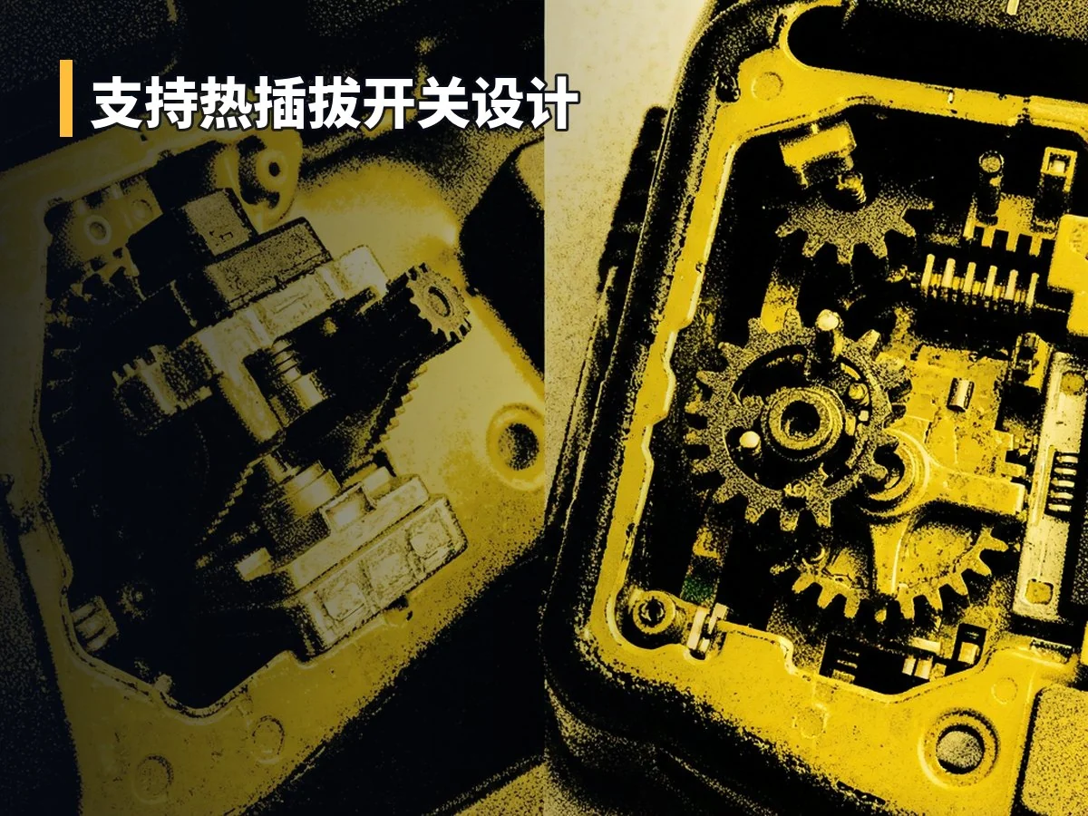 支持热插拔开关设计
