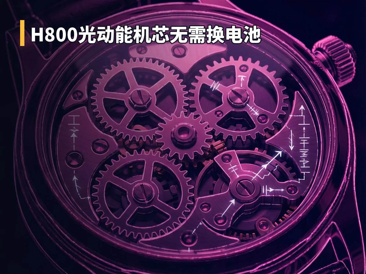 H800光动能机芯无需换电池