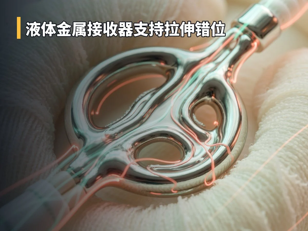液体金属接收器支持拉伸错位