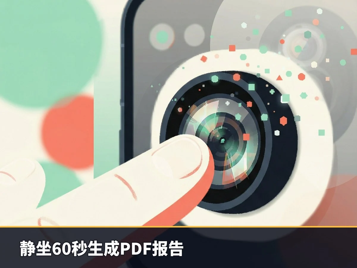 静坐60秒生成PDF报告