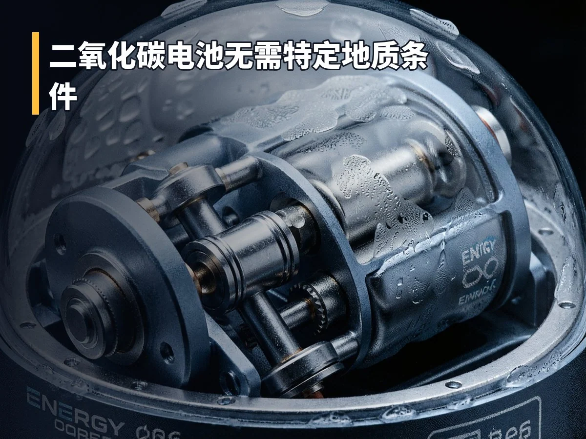 二氧化碳电池无需特定地质条件