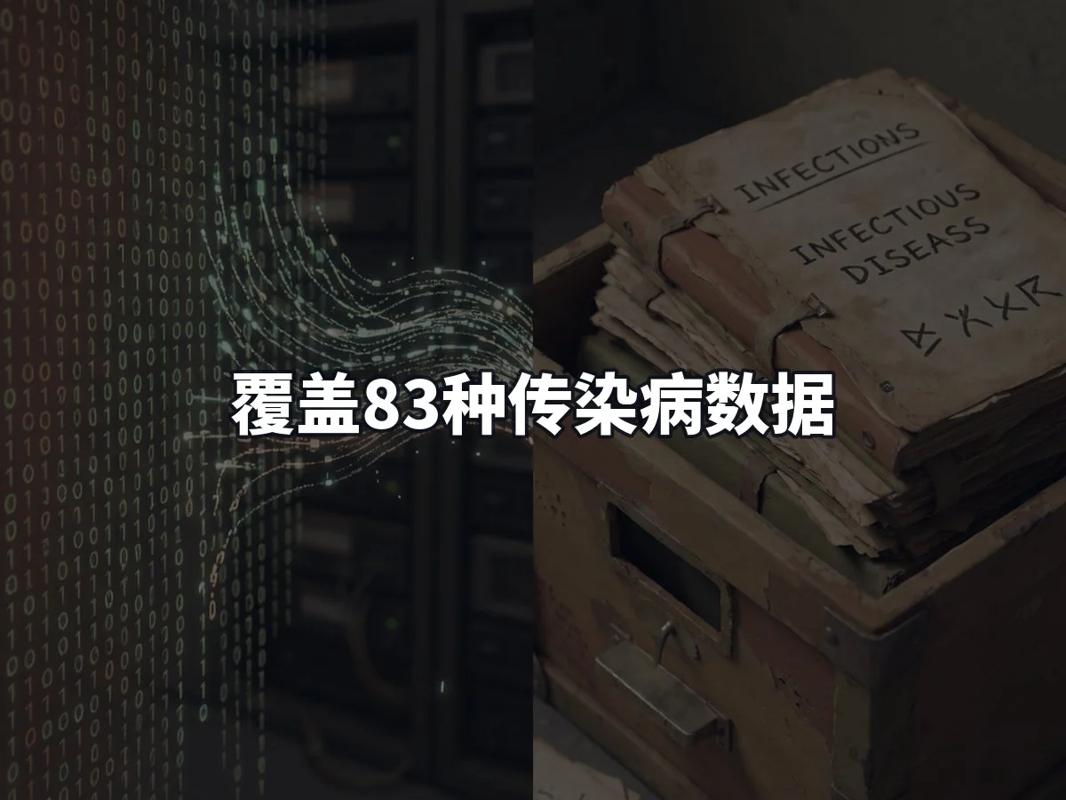 覆盖83种传染病数据