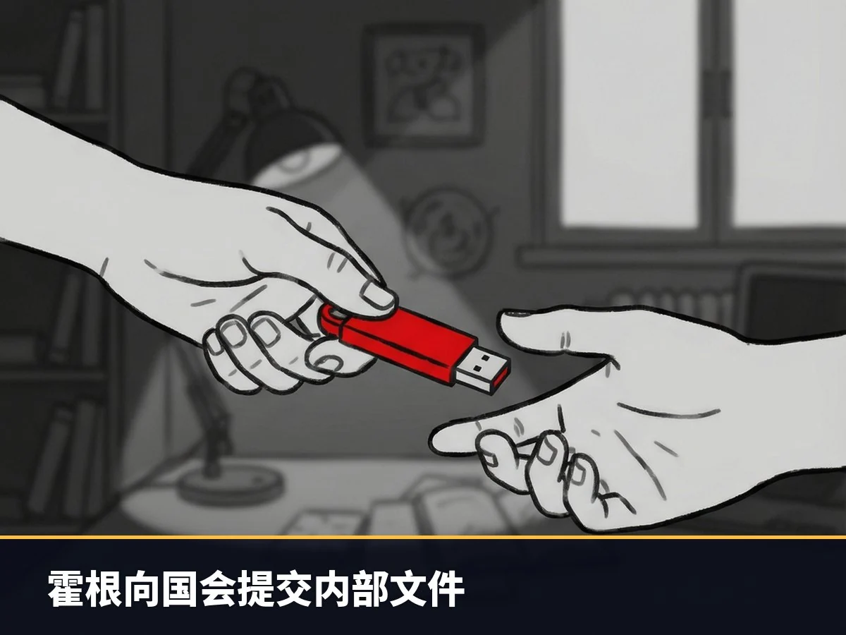 霍根向国会提交内部文件