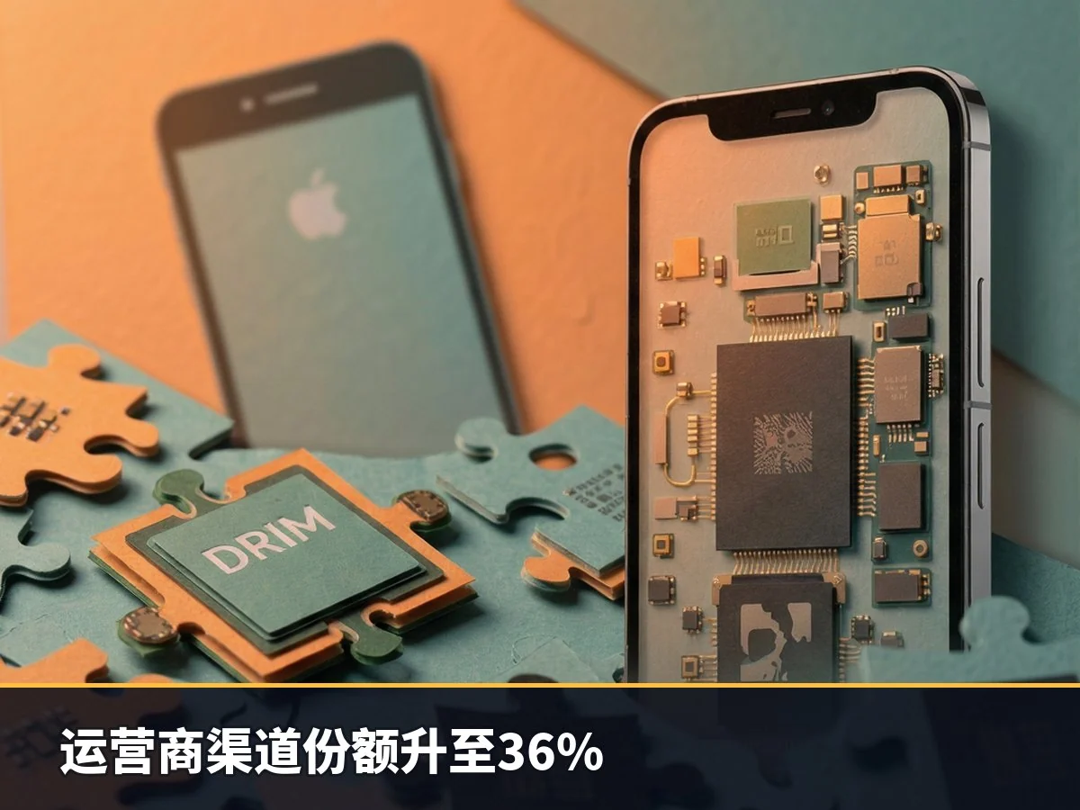 运营商渠道份额升至36%