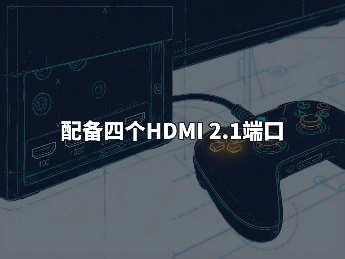 配备四个HDMI 2.1端口