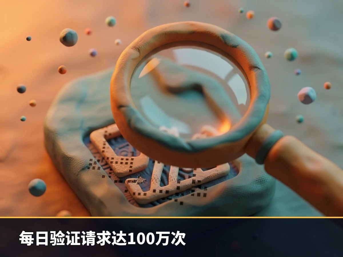 每日验证请求达100万次
