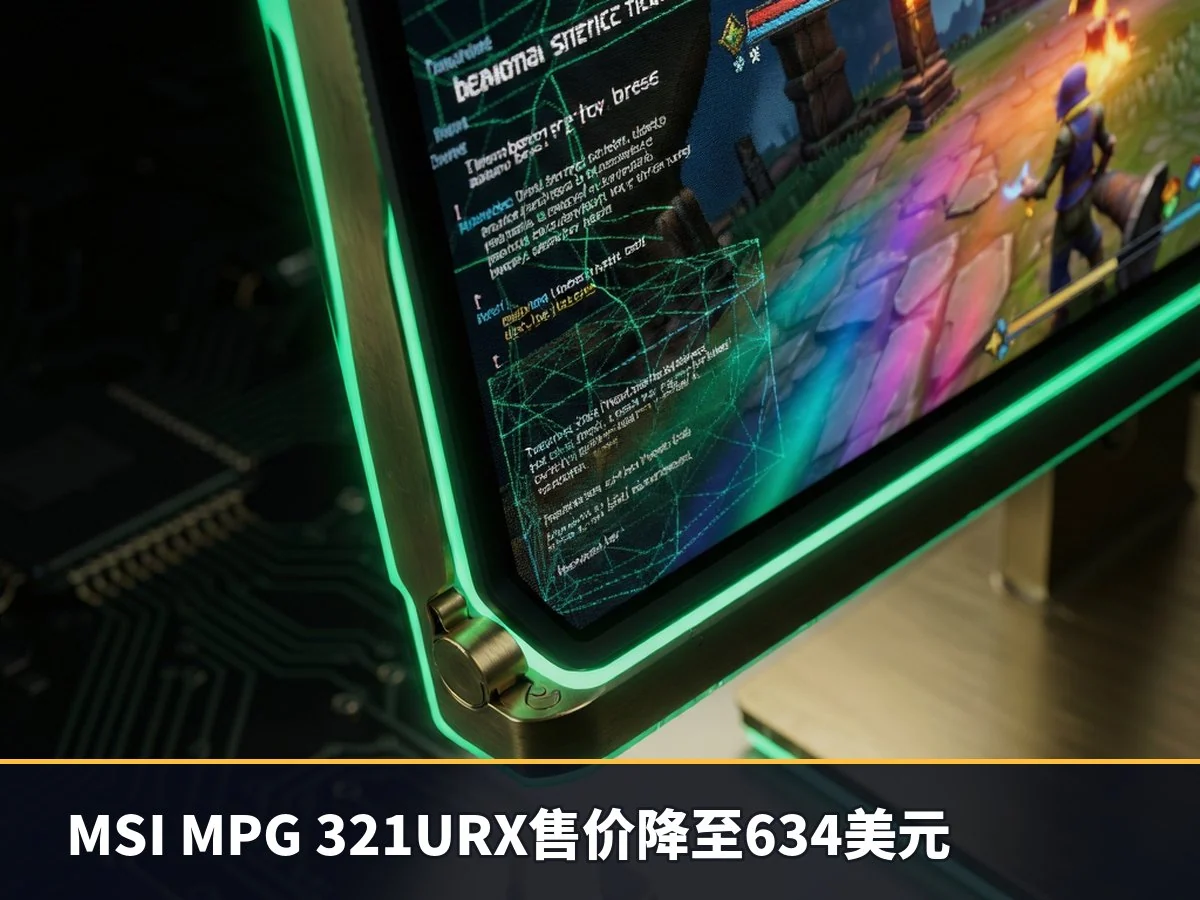 MSI MPG 321URX售价降至634美元
