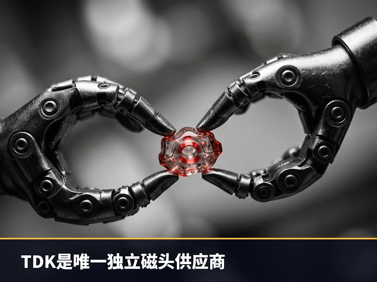 TDK是唯一独立磁头供应商