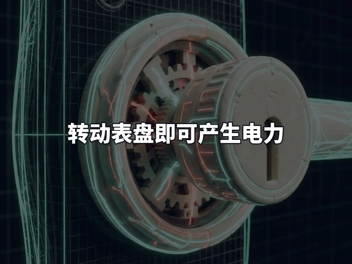 转动表盘即可产生电力