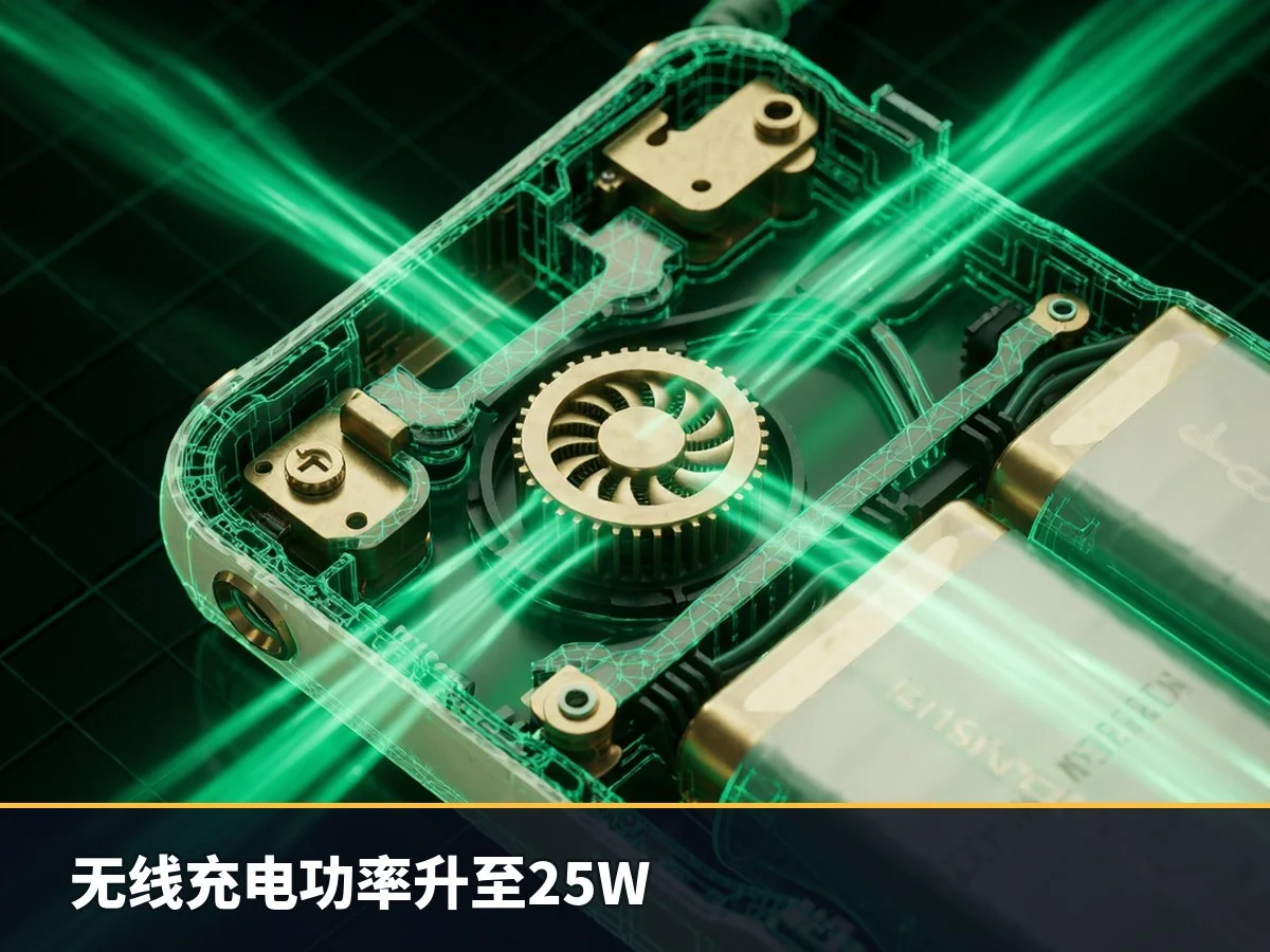 无线充电功率升至25W